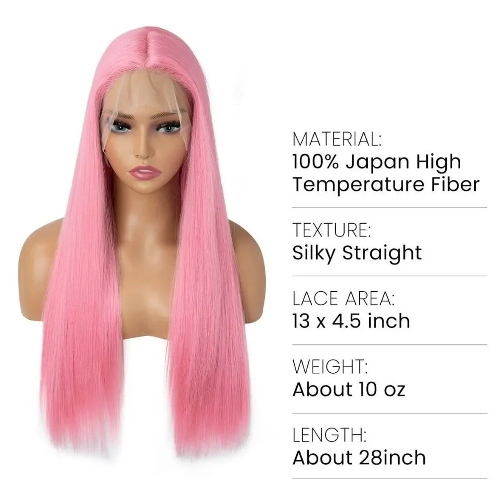 Long Silky Straight Lace Front Wigs